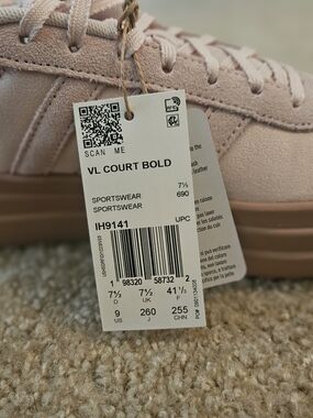 Womens Adidas Gazelle Bold - Blush Pink. Size 9